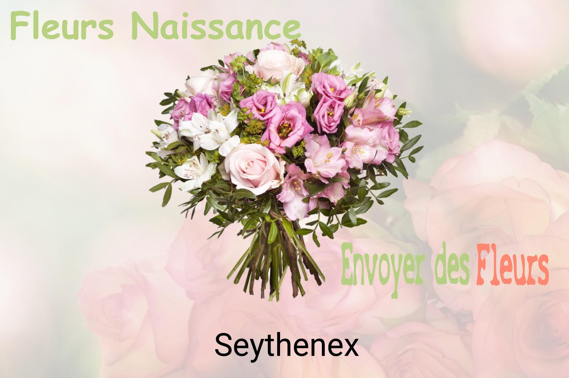 Bouquet de fleurs de naissance livré à Seythenex